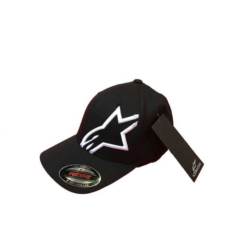CAPPELLO VISIERA ALPINESTARS NERO BIANCO