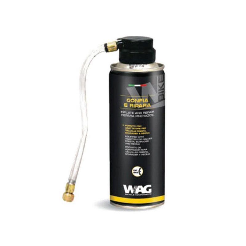 WAG GONFIA E RIPARA 75ML CON ADATTATORE VALVOLE PRESTA SCHRADER REGINA