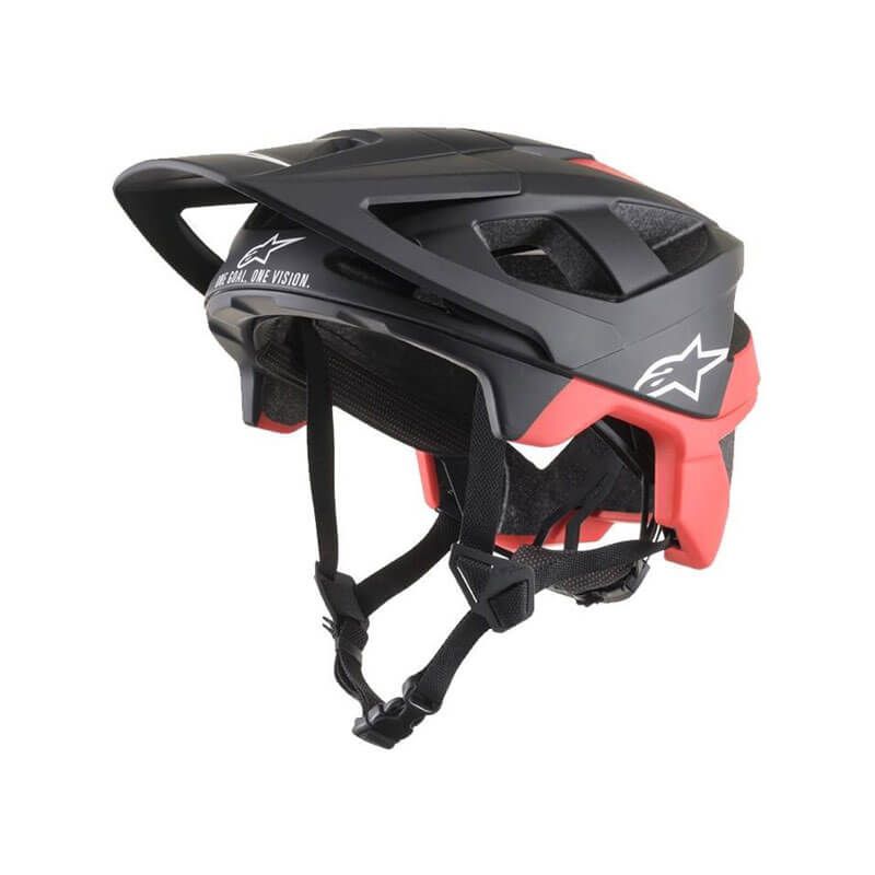 CASCO ALPINESTARS VECTOR PRO NERO ROSSO