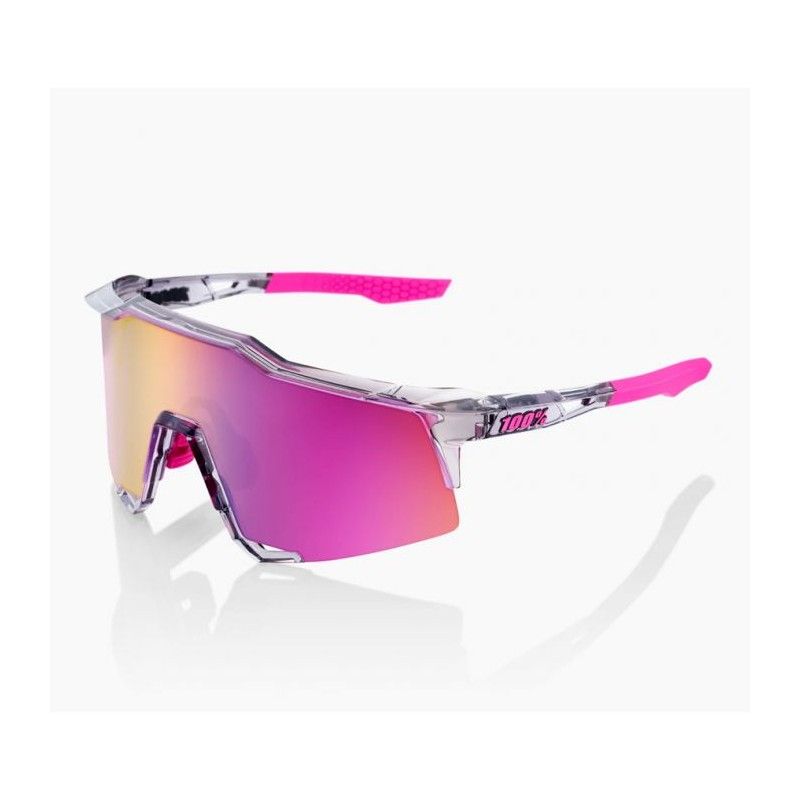 OCCHIALI 100% SPEEDCRAFT TOKYO NIGHT PURPLE MULTILAYER MIRROR LENS