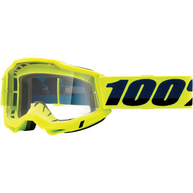 MASCHERA 100% ACCURI 2 YELLOW CLEAR LENS