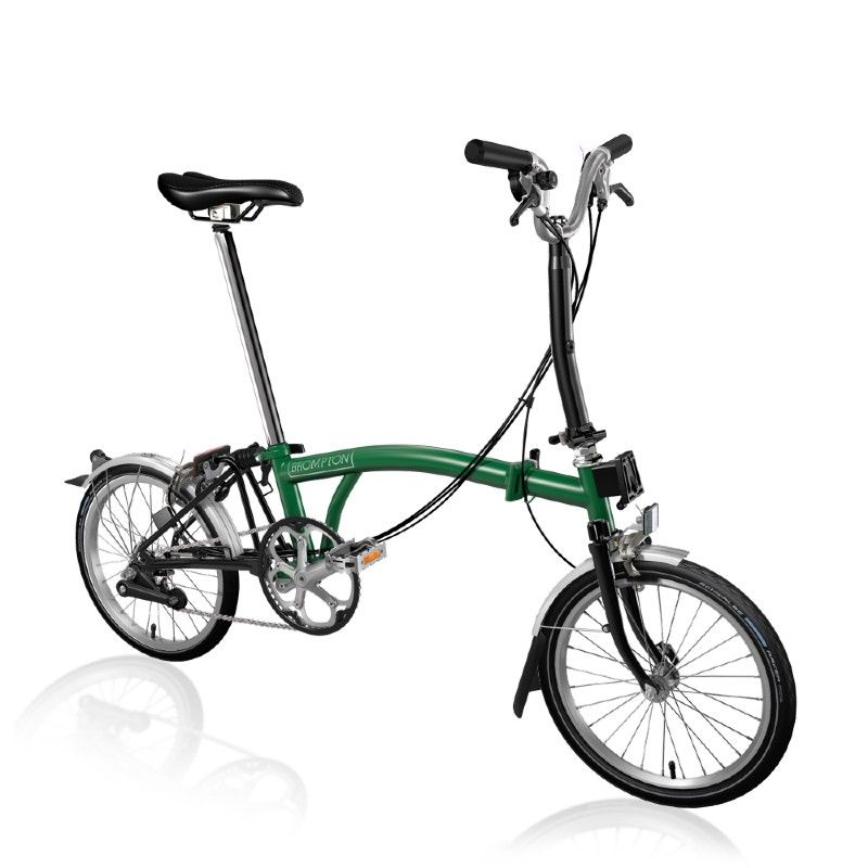 BICI PIEGHEVOLE BROMPTON C-LINE RACING GREEN 6 SPEED