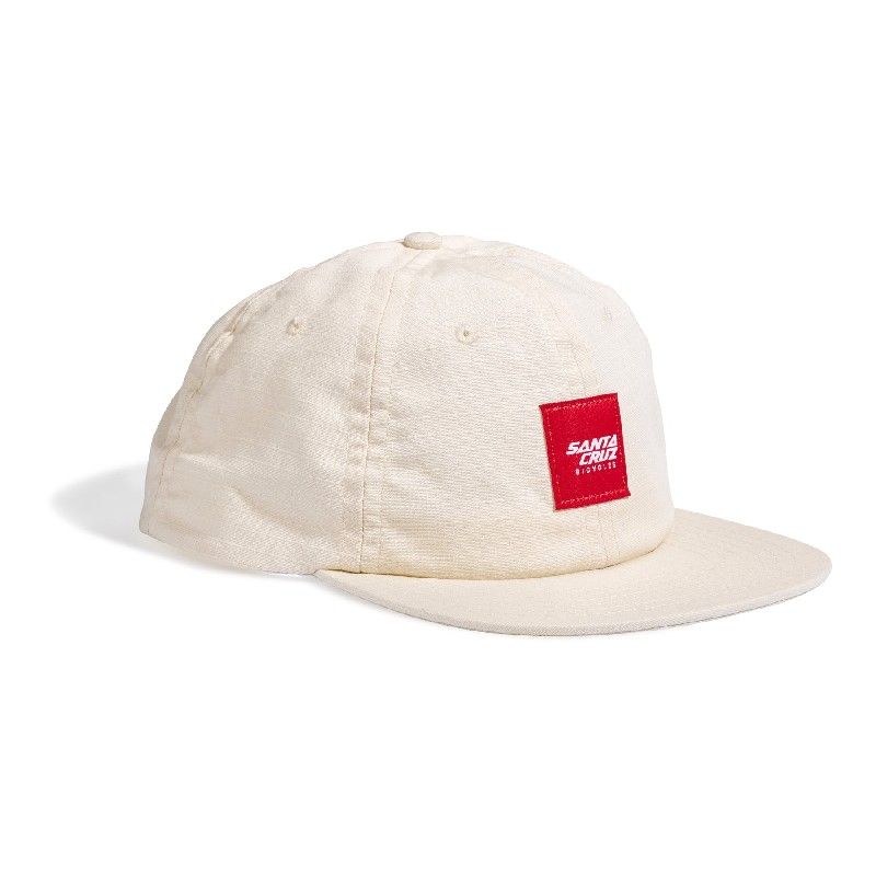 CAPPELLO SANTA CRUZ WRIGLEY SNAPBACK HAT NATURAL WHITE