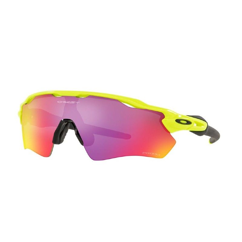 OCCHIALI OAKLEY RADAR EV PATH NEON YELLOW W/PRIZM ROAD OO9208-D038