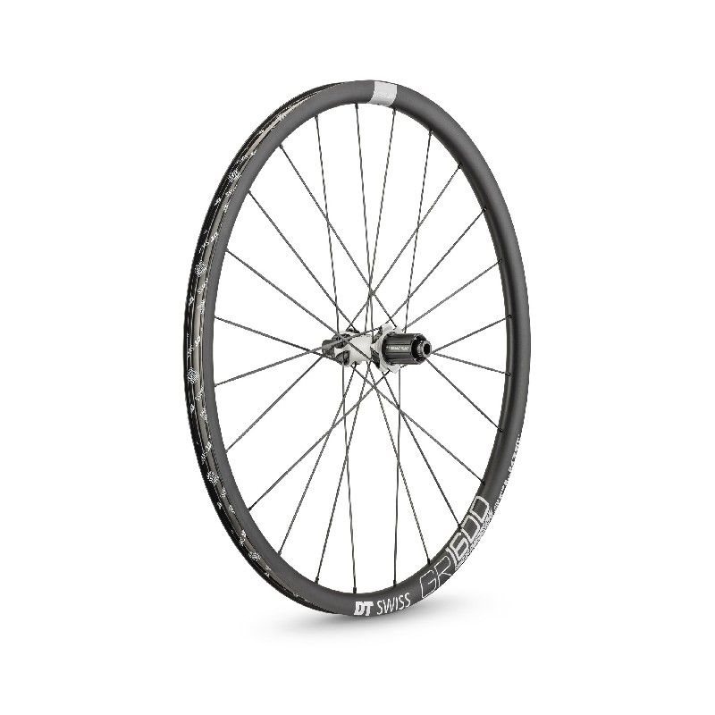 RUOTA POSTERIORE DT SWISS GR 1600 SPLINE DISC TUBELESS READY 12/142 SHIMANO