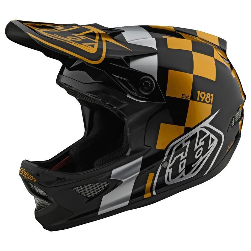 CASCO TROY LEE DESIGNS D3 FIBERLITE RACESHOP