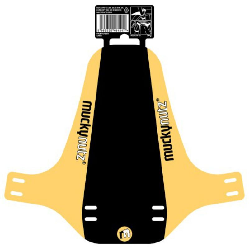 Parafango MUCKY NUTZ Face Fender XL nero/oro