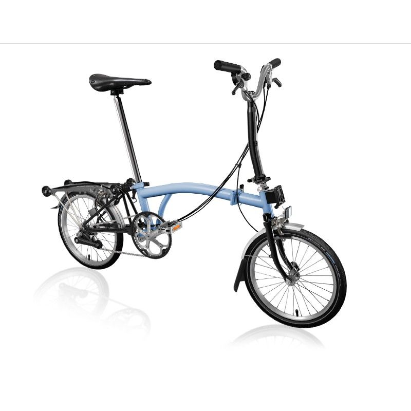 BICI PIEGHEVOLE BROMPTON C-LINE CLOUD BLUE MID 6 SPEED