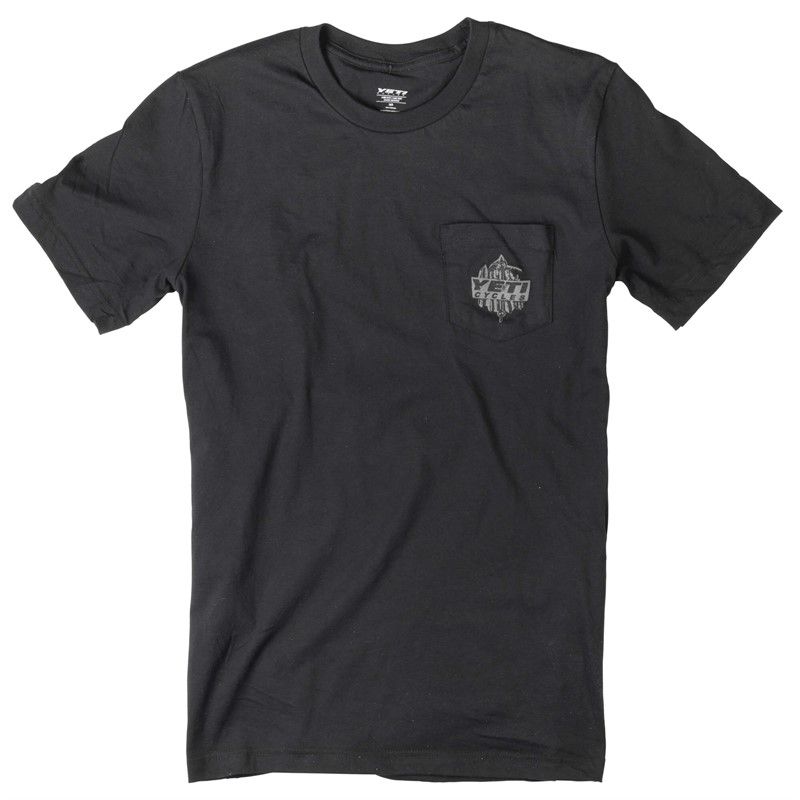 T-shirt YETI Headbadge Pocket Tee Black L