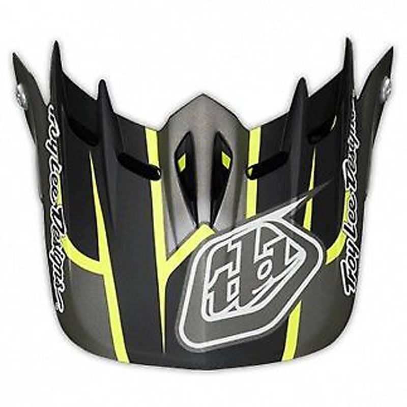 VISIERA TROY LEE DESIGNS D2 VISOR TURBO MATTE GRAY