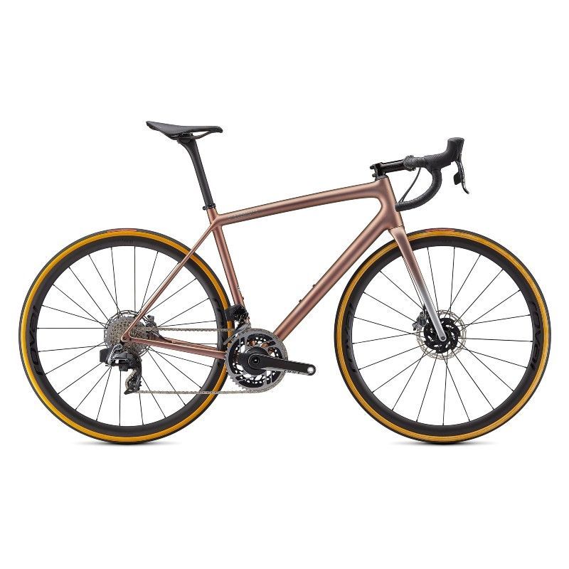 BICI SPECIALIZED S-WORKS AETHOS - SRAM RED ETAP AXS 56 FLKSIL/CMLNREDGLD/BRSH
