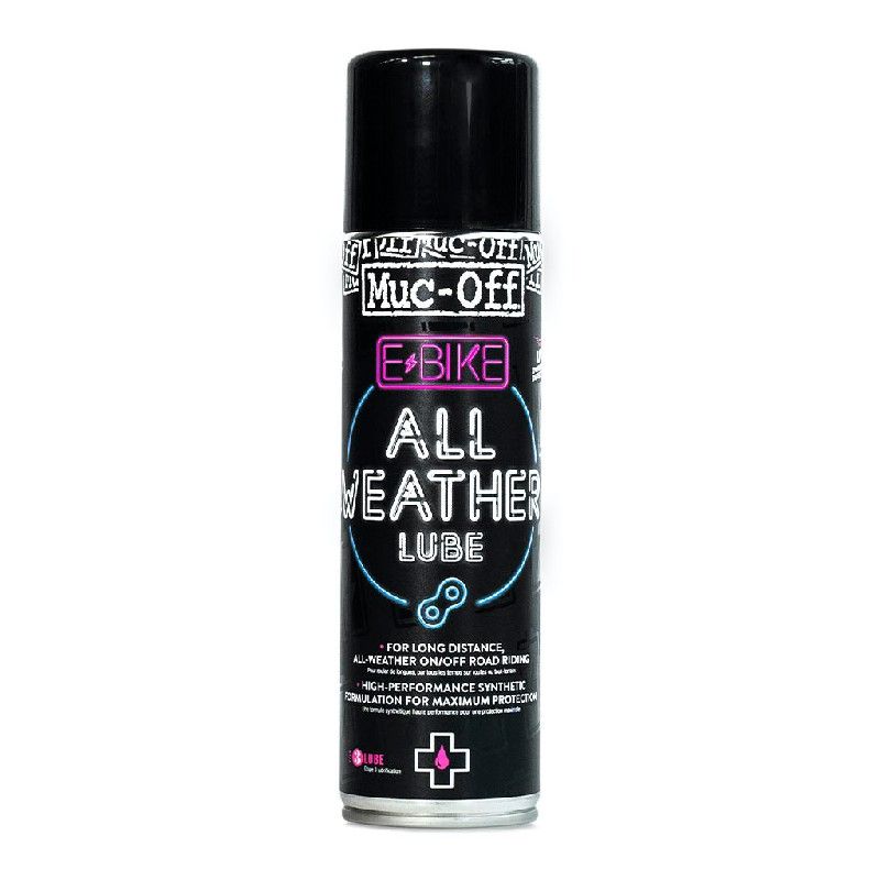 LUBRIFICANTE MUC-OFF EBIKE ALL WHEATHER CHAIN LUBE AEROSOL 250 ML