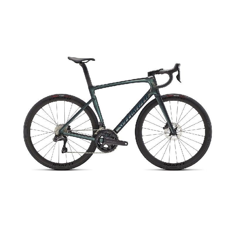 BICI SPECIALIZED TARMAC SL7 EXPERT SHIMANO ULTEGRA DI2 58 CARB/OIL/FSTGRN