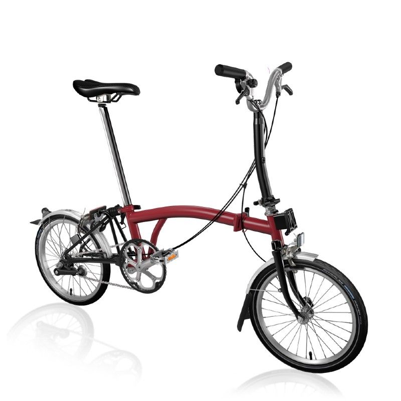 BICI PIEGHEVOLE BROMPTON C-LINE HOUSE RED 3 SPEED