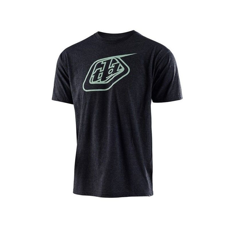 MAGLIA TROY LEE DESIGNS T-SHIRT LOGO L CHAR HTR/GREEN 701200984