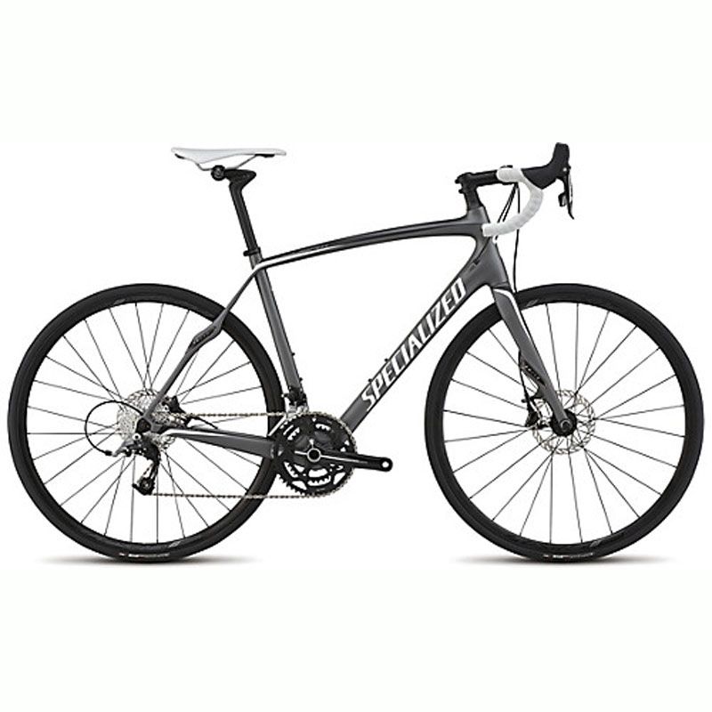 SPECIALIZED BICICLETTA DA CORSA ROUBAIX SL4 ELITE DISC GRIGIA/BIANCA 2015