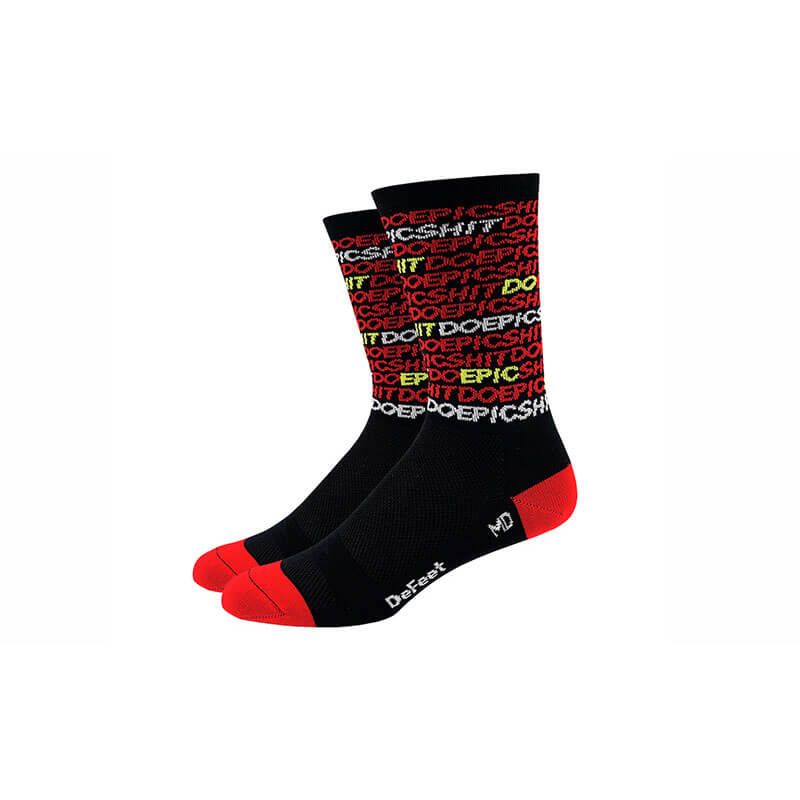 CALZE DEFEET AIR6 DO EPIC SHIT ROSSO