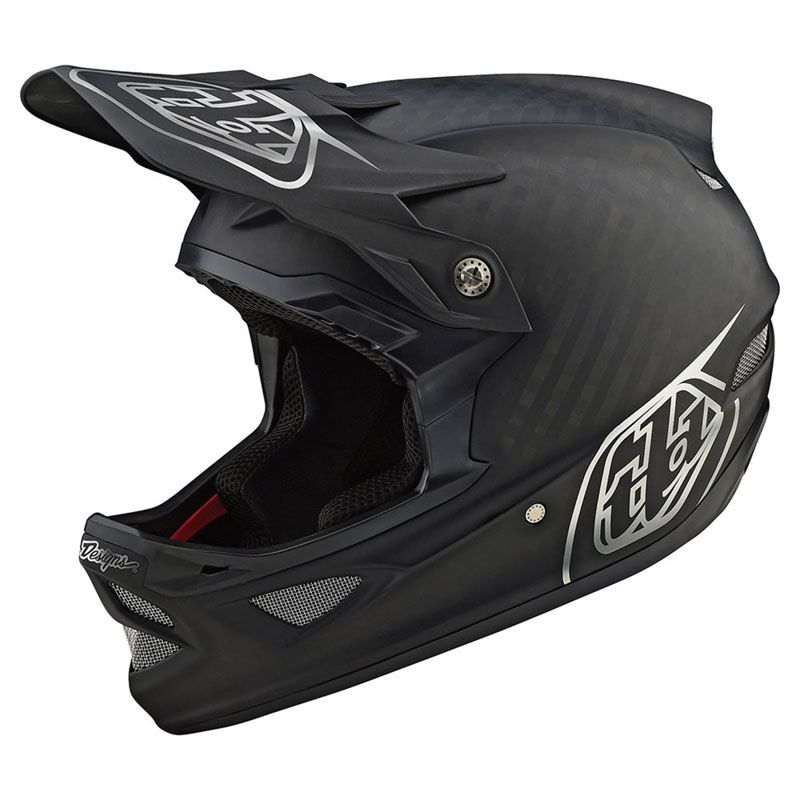 CASCO TROY LEE DESIGNS D3 CARBON MIDNIGHT CHROME