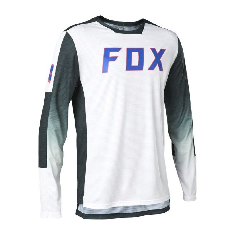 MAGLIA FOX DEFEND RACE SPEC LONG SLEEVE JERSEY L WHITE 29446-008-L