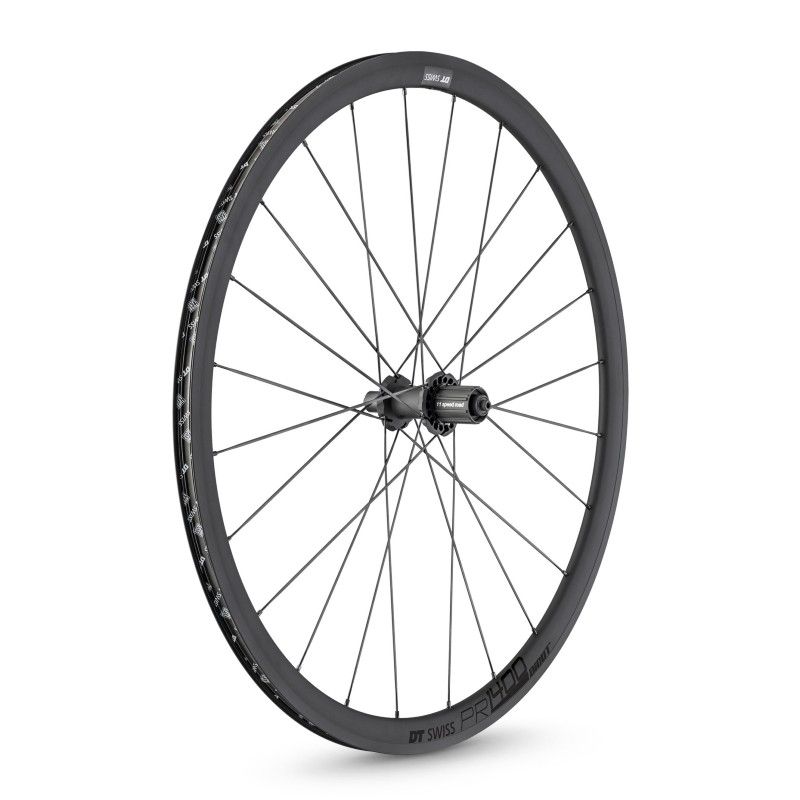 RUOTA POSTERIORE DT SWISS PR 1400 DICUT OXIC 32 5/130 MM SHIMANO