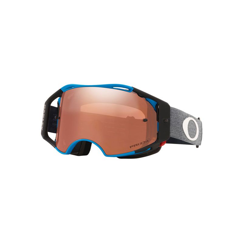 MASCHERA OAKLEY AIRBRAKE GREG MINNAAR BLU PRIZM MX BLACK IRIDIUM OO7107-06 