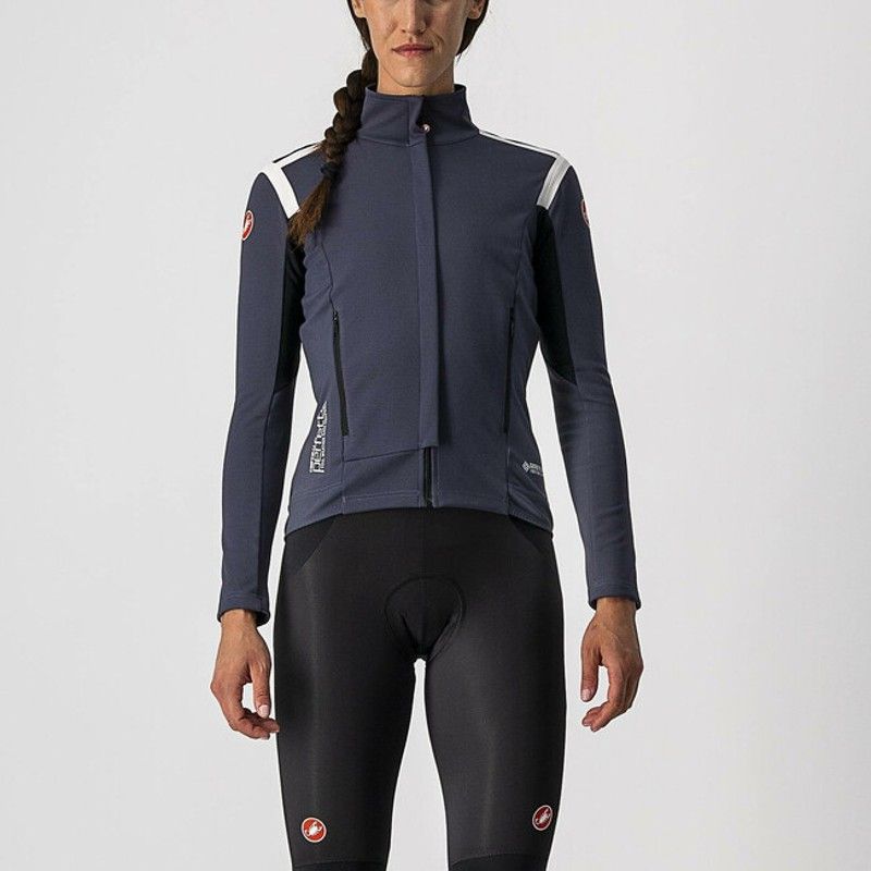 GIACCA CASTELLI DONNA PERFETTO ROS W LS DARK BLUE PINK S 4519535-570-S