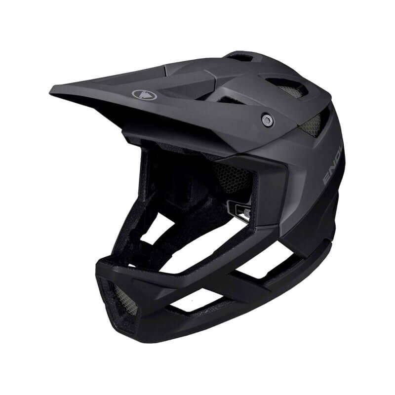 GIANT casco integrale DH ENDURO mtb 100% bike helmet Fullface Matte Black Nero 