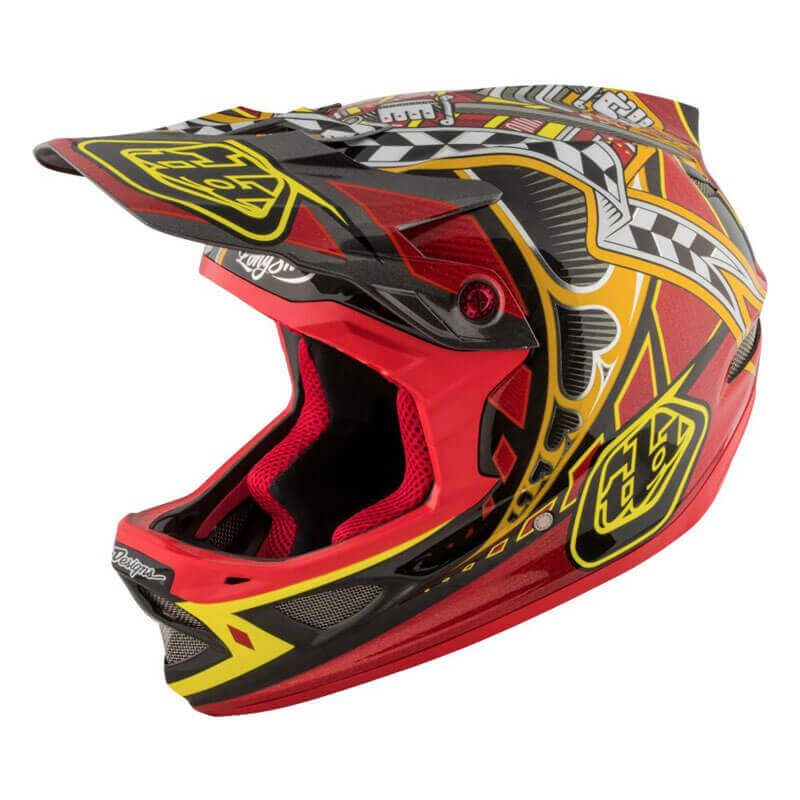 CASCO TROY LEE DESIGNS D3 LONGSHOT CARBON MIPS 2017