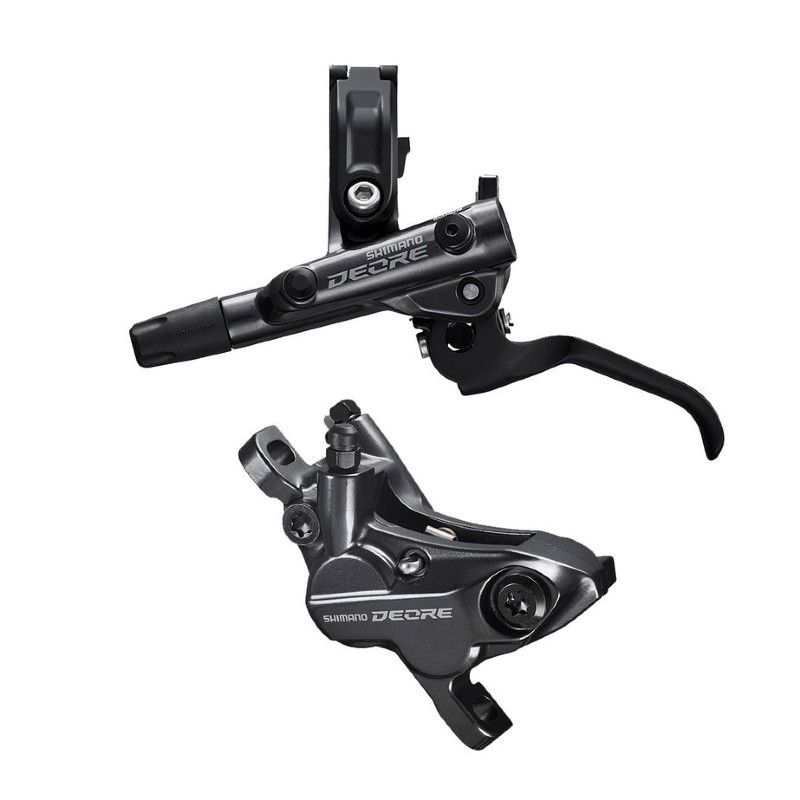 KIT SHIMANO DEORE FRENO A DISCO ANTERIORE BL-M6100 + BR-M6120 4 PISTONI + TUBO