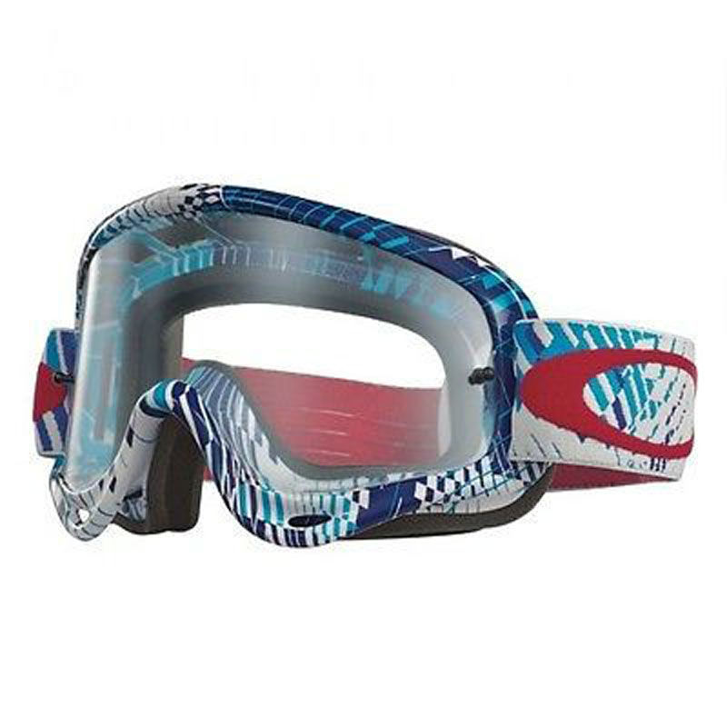 MASCHERA OAKLEY O-FRAME MX GOGGLE CHECK RWB OO7029-19