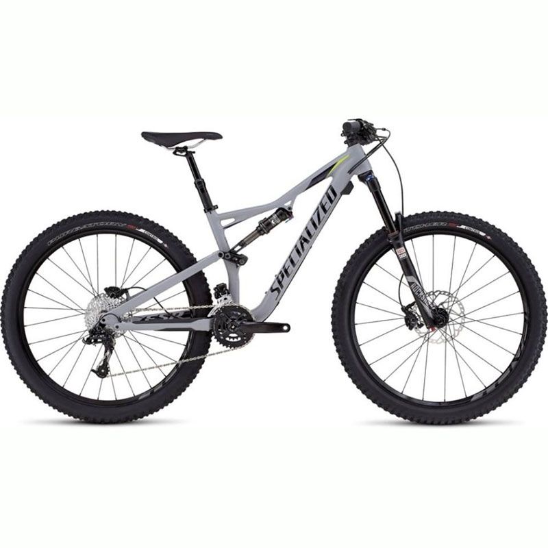 SPECIALIZED BICICLETTA MTB DONNA RHYME FSR COMP 650B GRIGIO NERO 2016 