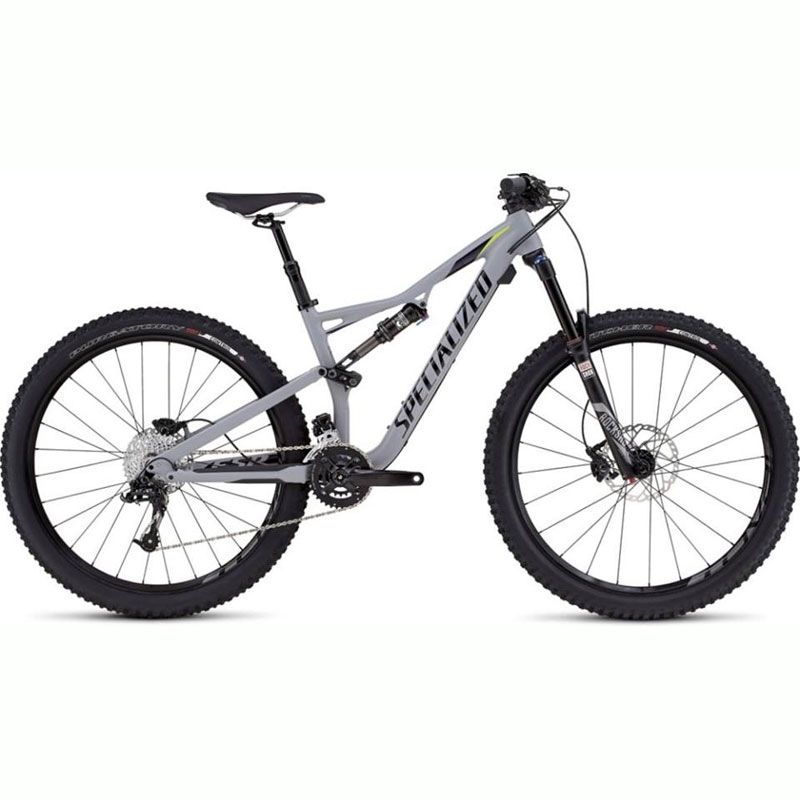 SPECIALIZED BICICLETTA MTB DONNA RHYME FSR COMP 650B GRIGIO NERO 2016 