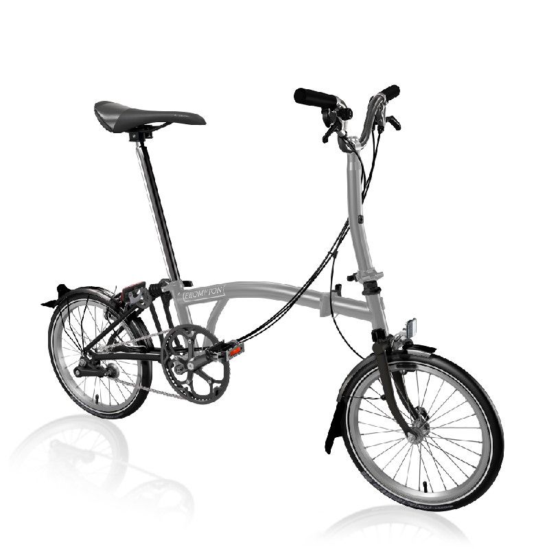 BICI PIEGHEVOLE BROMTON P-LINE URBAN 4 SPEED STORM GREY
