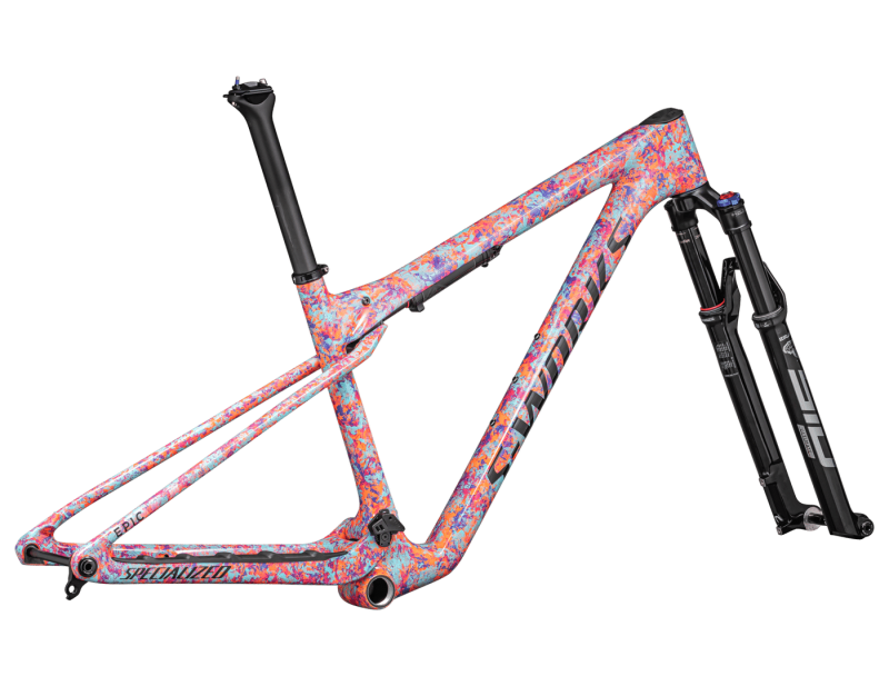 SPECIALIZED S-WORKS EPIC WORLD CUP XL GLO LGN BLUE 73123-0205