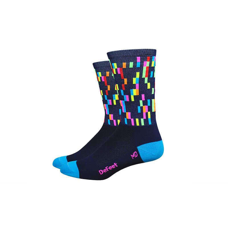 CALZE DEFEET AIR6 PIXEL NAVY
