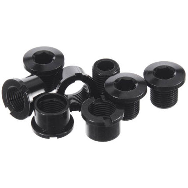 VITI CORONE RACE FACE CHAINRING BOLT(4 NUT(4) PACK ALLUMINIO