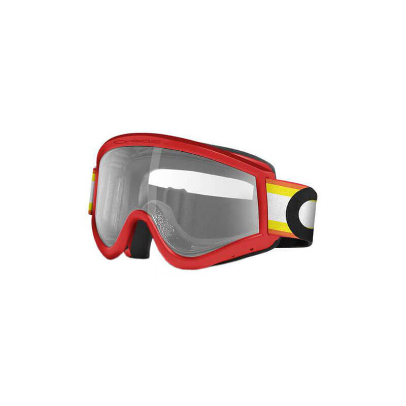 MASCHERA OAKLEY D-E-FRAME MX RED VICTORY STRIPES 57-975