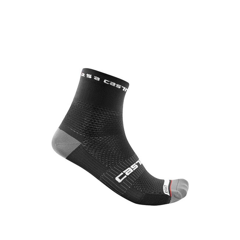 CALZE CASTELLI ROSSO CORSA PRO 9 SOCK BLACK L/XL 4521027-010-L/XL