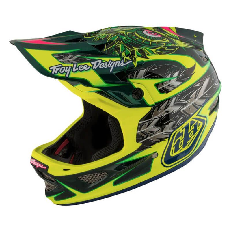 CASCO TROY LEE DESIGNS D3 NIGHTFALL CARBON MIPS 2017