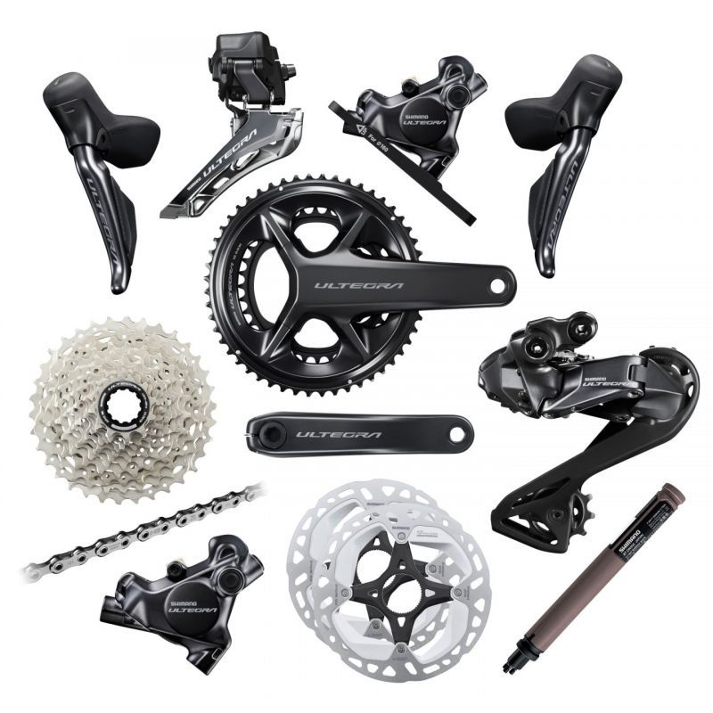 GRUPPO SHIMANO ULTEGRA R8150 DI2 DISC PF86 170 52-36 CASSETTA 11-30