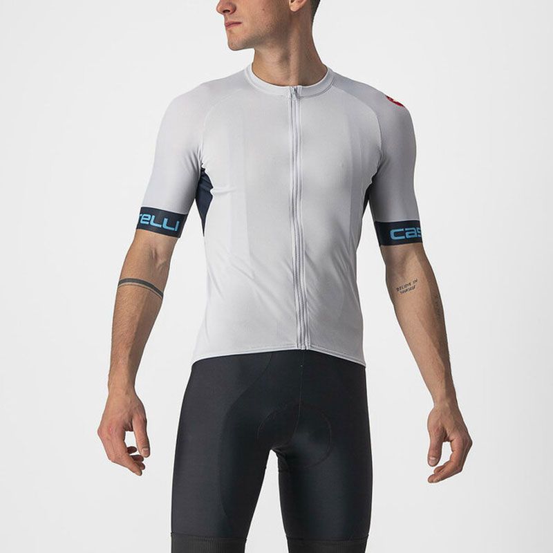 MAGLIA CASTELLI ENTRATA VI JERSEY L SILVER GRAY/SAVILE BLUE-BLU SK 4522025-870-L