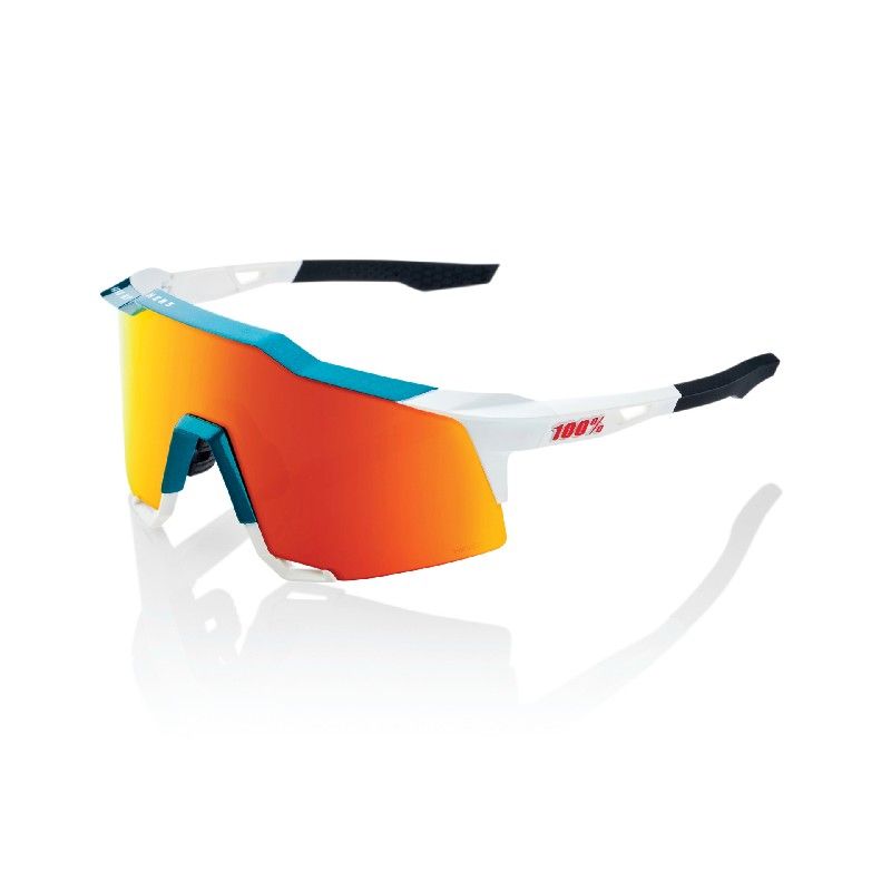 100% SPEEDCRAFT BORA HANSGROHE WHITE RED HIPER LENS GLASSES - Pro-M Store