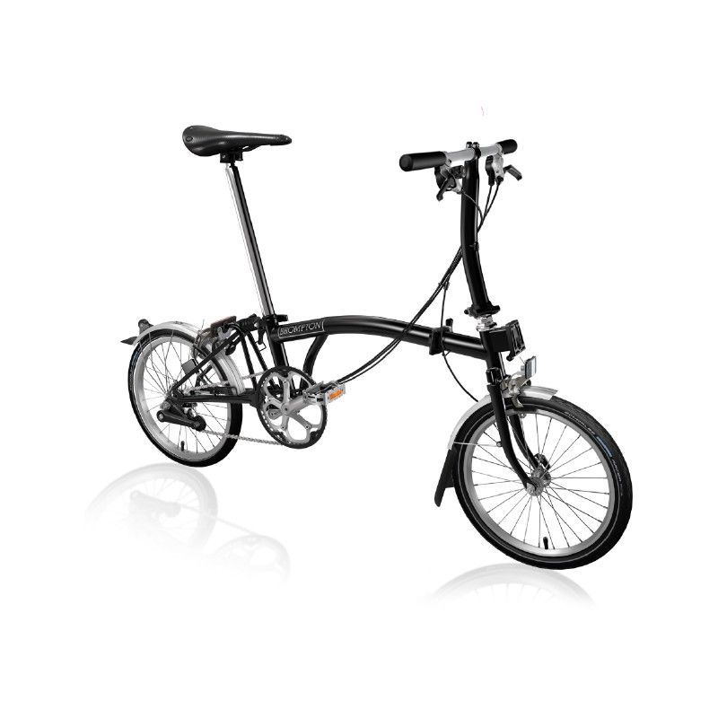 BICI PIEGHEVOLE BROMPTON C-LINE BLACK 6 SPEED