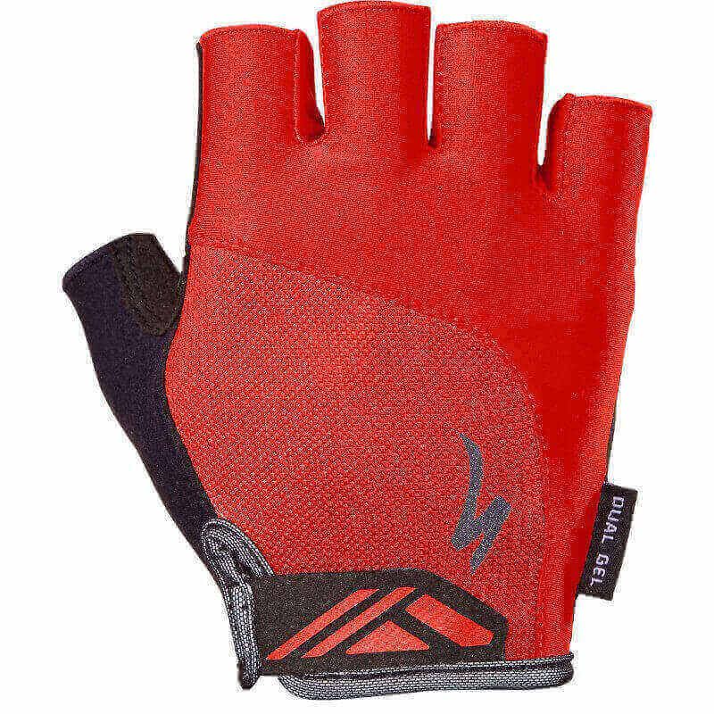 GUANTI SPECIALIZED BODY GEOMETRY DUAL GEL A DITA CORTE M ROSSO