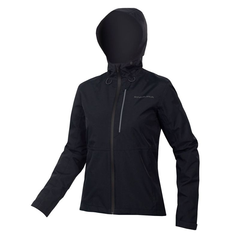 GIACCA ENDURA DONNA HUMMVEE WATERPROOF HOODED L BLACK RE9168BKL