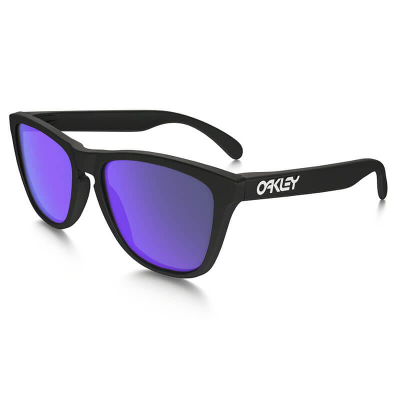 OCCHIALI OAKLEY FROGSKINS MATTE BLK W/VIOLET IRID 24-298