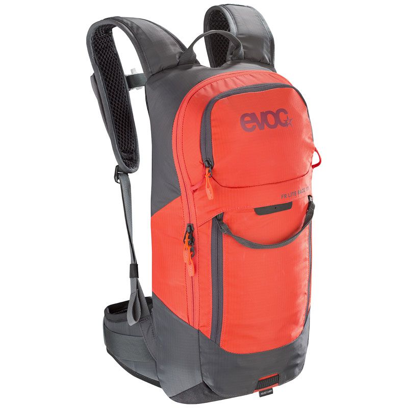 ZAINO EVOC FR LITE RACE CARBON GREY ORANGE M/L