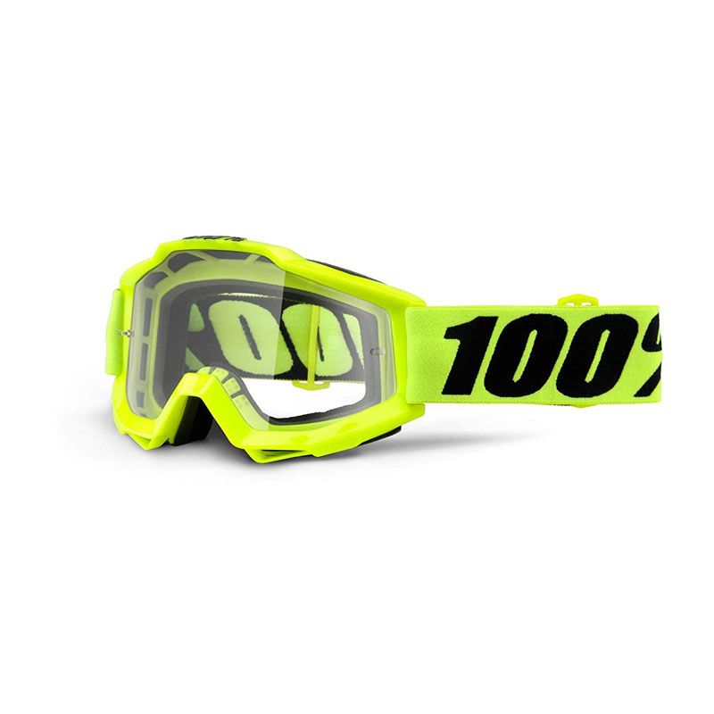 MASCHERA 100% ACCURI FLOU YELLOW CLEAR LENS