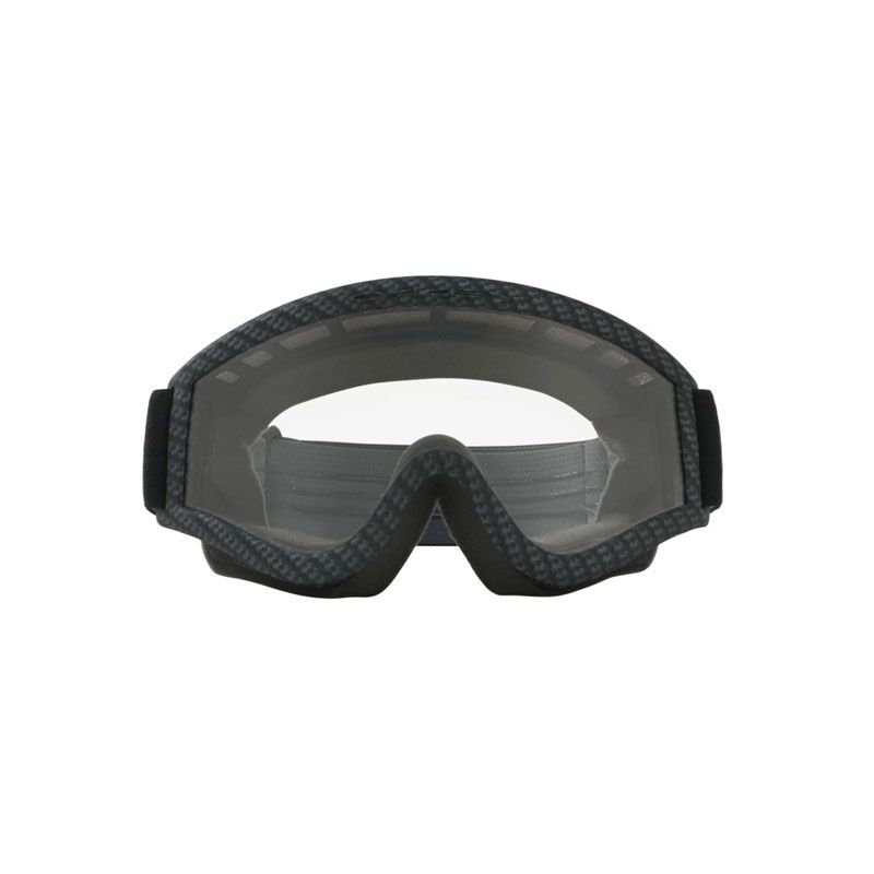 MASCHERA OAKLEY L-FRAME MX GOGGLE CAR FIBER/CLR 01-230