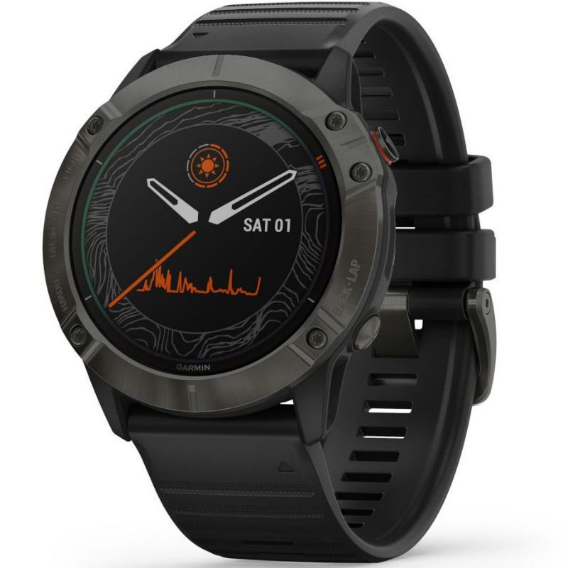 OROLOGIO GARMIN FENIX 6X PRO SOLAR TI CARBON